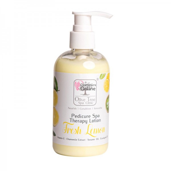 Lotiune pentru picioare cu lamaie, Olive Tree Spa Lotion Fresh Lemon 236 ml
